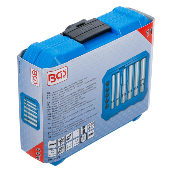 Conjunto chaves de velas  | 8 - 9 - 10 - 12 - 14 - 16 mm | 11 peças