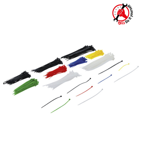 Sortido de abraçadeiras | 100 - 150 - 200 mm | 450 peças