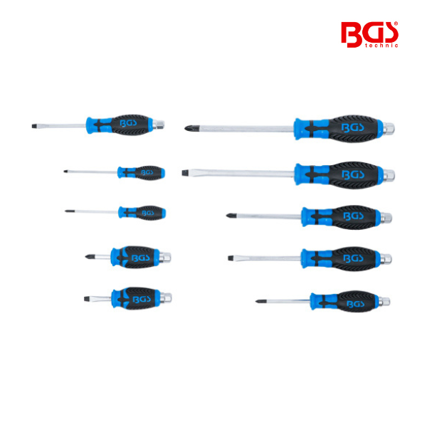 Conjunto de chaves de fendas | 10 peças