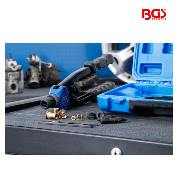 Alicate de porca de rebite | M3 - M10 | 68 peças