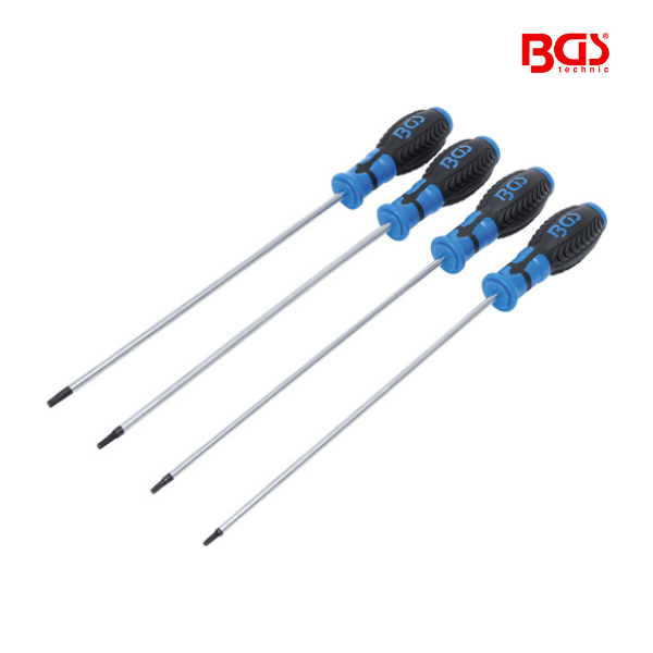 Jogo Torx extra longas  | T15 - T30 | 4 peças