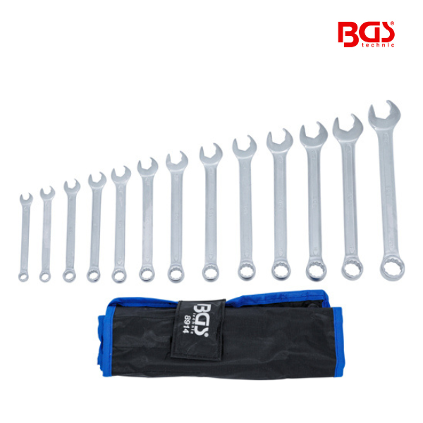 Chaves combinadas boca com função de roquete 8 - 21 mm | 13 peças