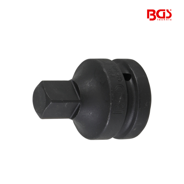 Adaptador de impacto | quadrado interno     1" - sextavado externo  3/4"