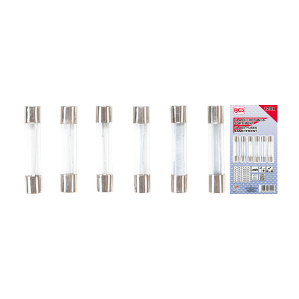 Fusíveis de vidro | 120 peças