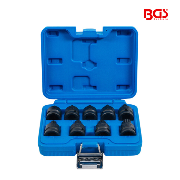 Conjuntos de bits impacto(XZN) M4 - M16 | 9 peças