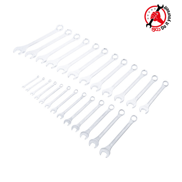 Chaves combinadas | 6 - 32 mm | 25 peças