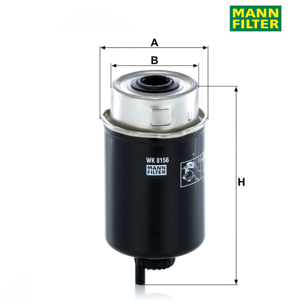 Filtro de combustível MANN WK8156