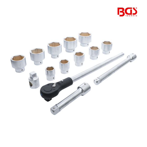 Jogo de chaves de caixa 1" | 36 - 80 mm | 15 peças