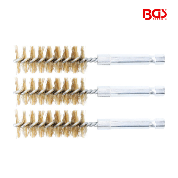 Escova  de latão    18 mm | 3 peças