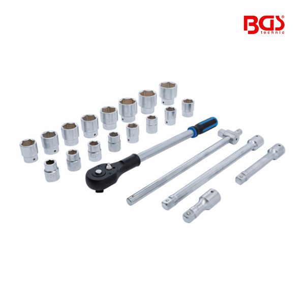 Jogo de chaves de caixa 3/4" | 21 peças