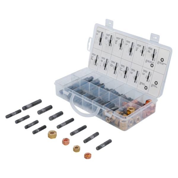 Sortido porcas e parafusos coletor de escape/admissão | 100 peças