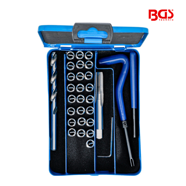 Kit de reparação de roscas |  M8 x 1,25 | 29 peças