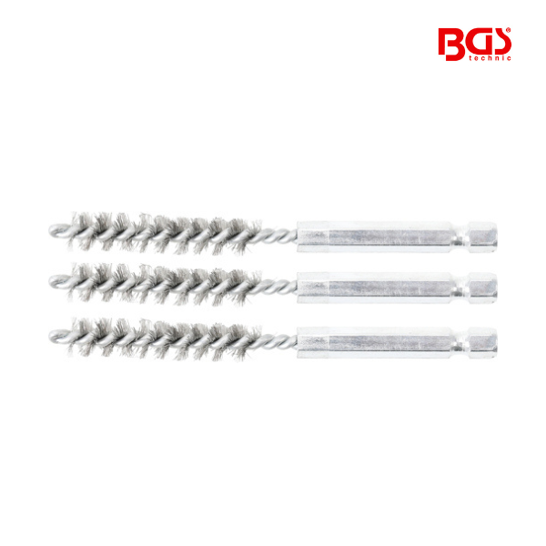 Escova  de aço     9 mm | 3 peças
