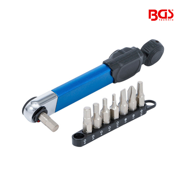 Chave de torque 1/4" | 2 - 10 Nm | 9 peças