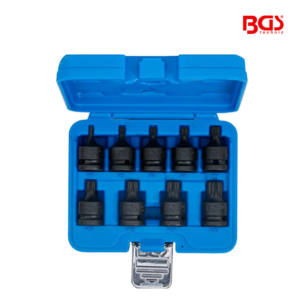 Conjuntos de bits impacto(XZN) M4 - M16 | 9 peças