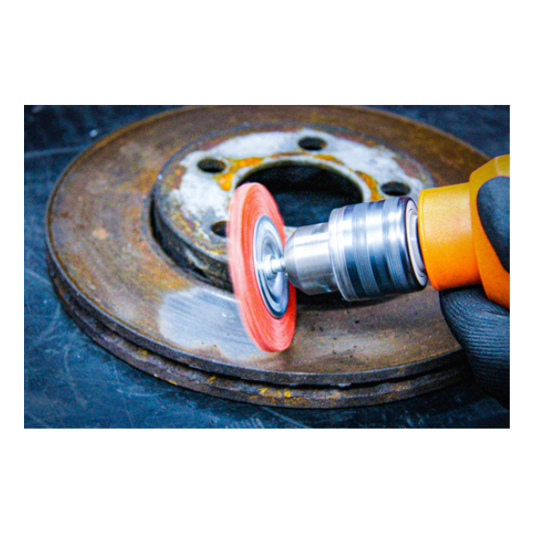 Escova de nylon | 100 mm | eixo de 6 mm