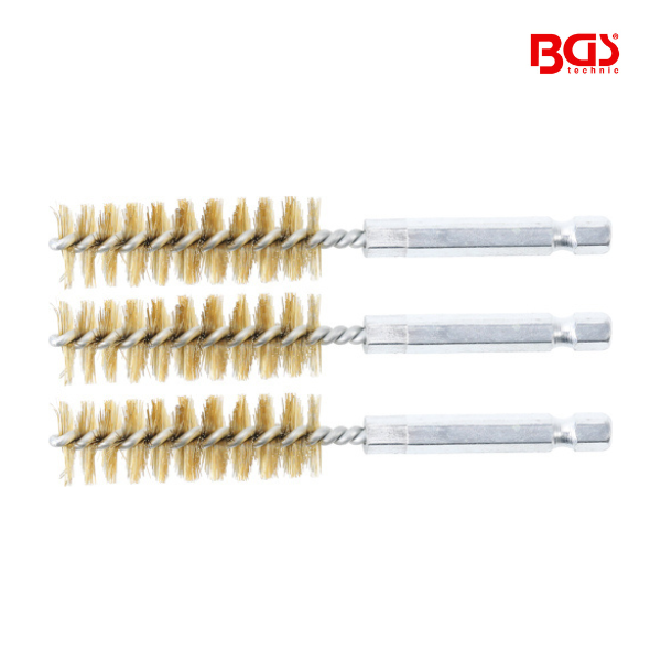 Escova  de latão    15 mm | 3 peças