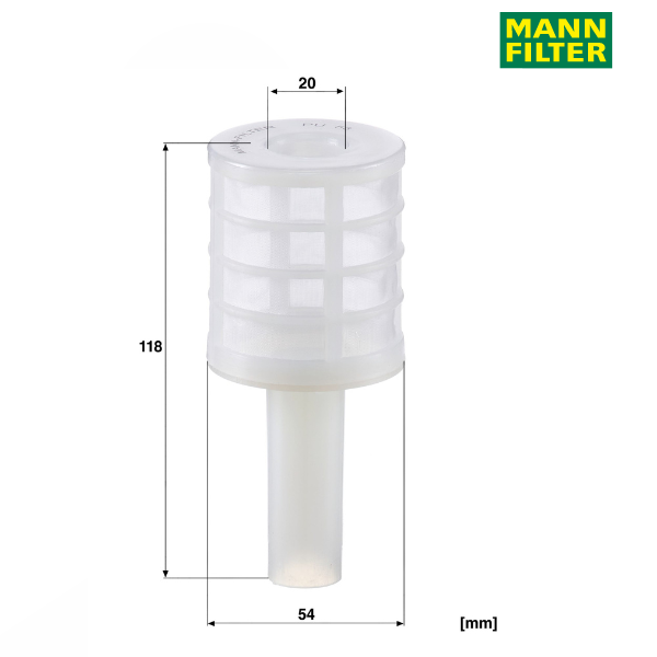 Filtro de combustível MANN PU53