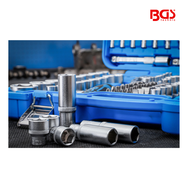 Jogo de chaves de caixa sextavada 1/4"-3/8"-1/2"| 192 peças