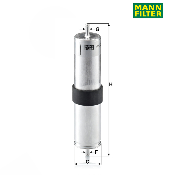 Filtro de combustível MANN WK521/4
