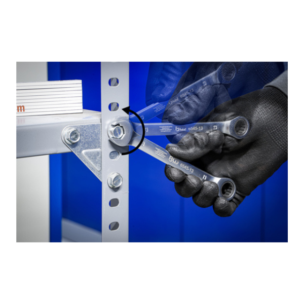 Jogo de chaves com roquete | 8 - 19 mm | 12 peças