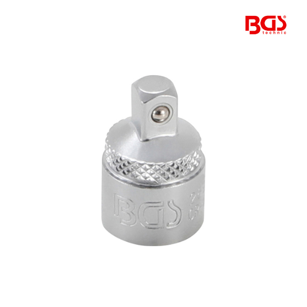 Adaptador | Quadrado externo    3/8" - Sextavado externo   1/4"