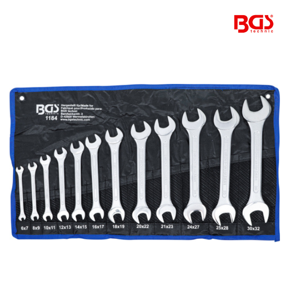 Jogo de chaves 6 x 7 - 30 x 32 mm | 12 peças