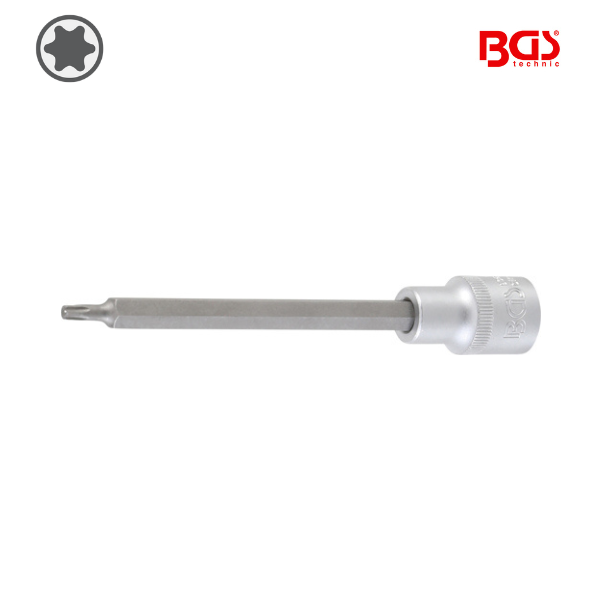 Chave de caixa bit torx 1/2" |        T25 | 140mm