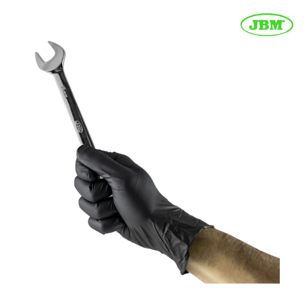 Luvas Pretas Descartáveis de Nitrilo | 3.5MIL