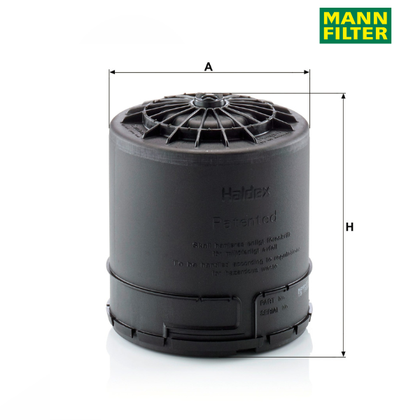 Filtro secador de ar MANN TB15001z KIT