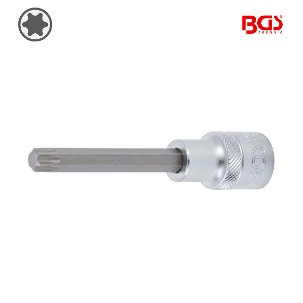 Chave de caixa bit torx 1/2" |           T50 | 100mm