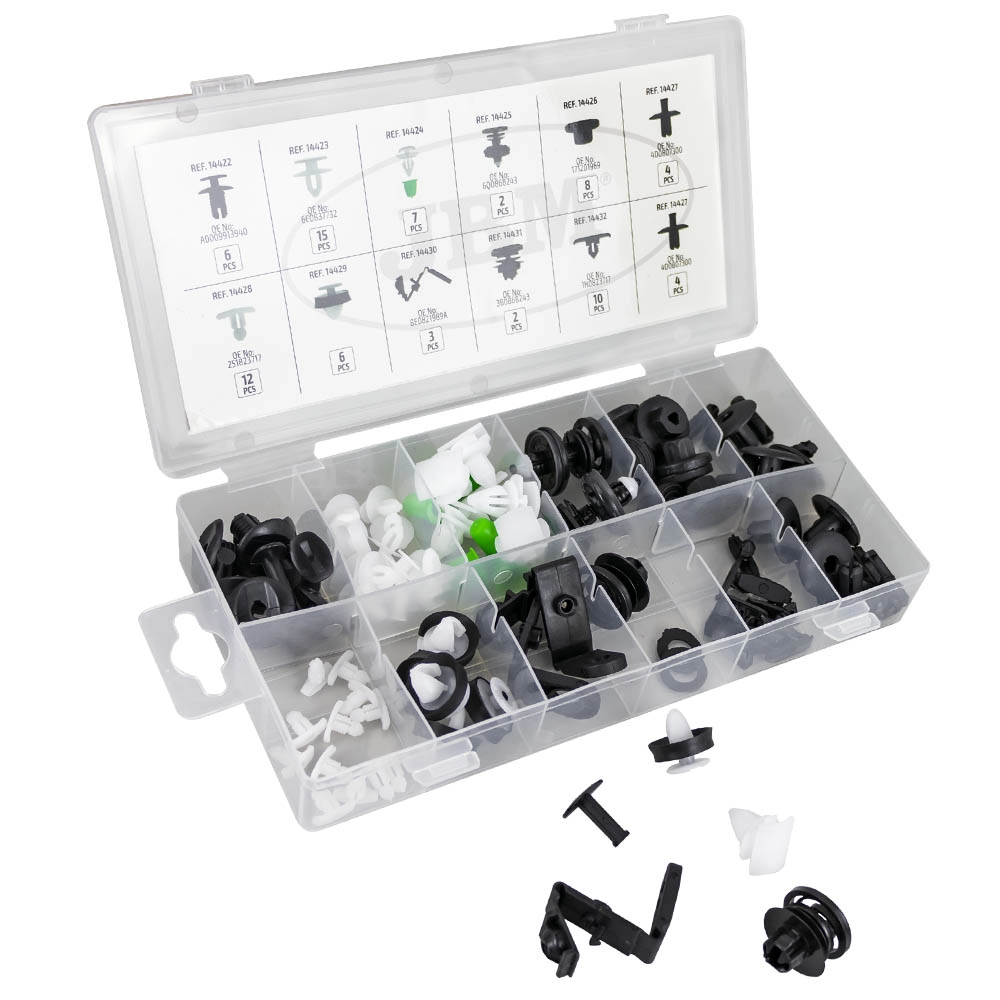 Sortido de clips de Vag / Seat / Skoda | 79 peças