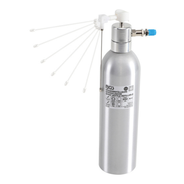 Pulverizador pneumático | em alumínio | 650 ml