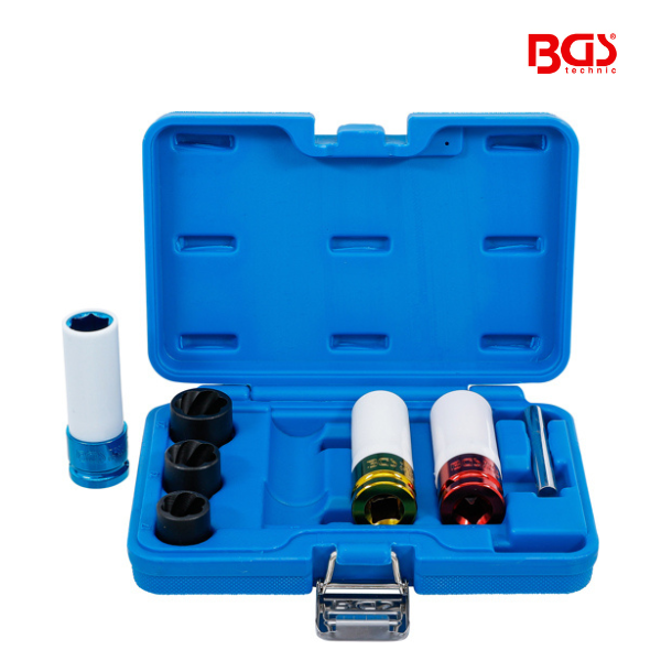 Kit chaves de impacto | 17 - 21 mm | 7 peças