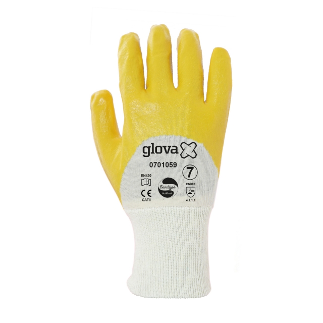 Luva Interlock Revestida Nitrilo Fino