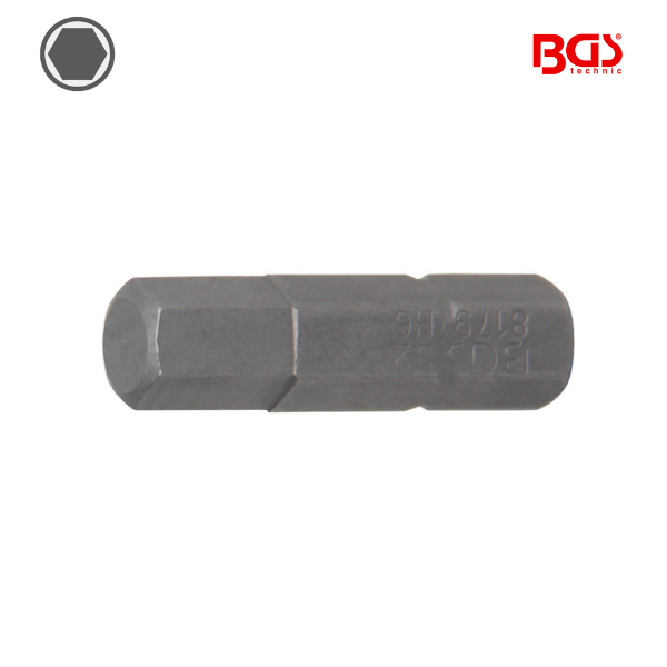 Ponta / bit hexagonal  1/4" | 25 mm |   6mm