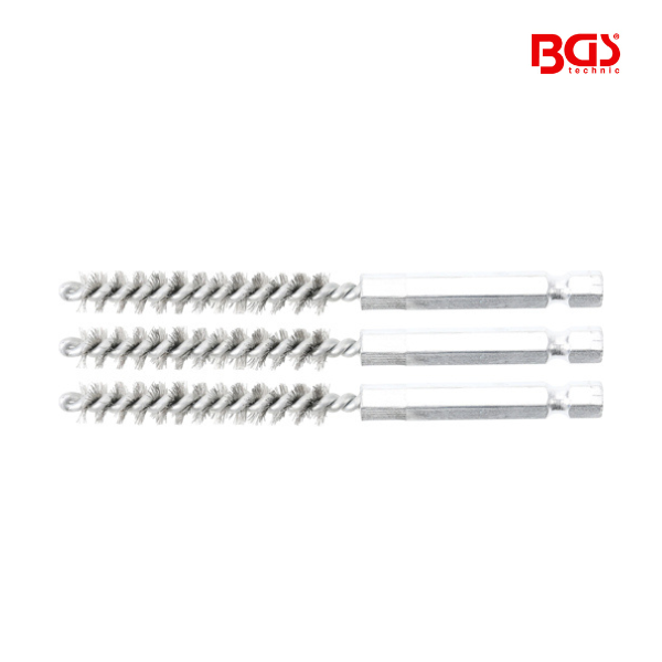 Escova  de aço     8 mm | 3 peças