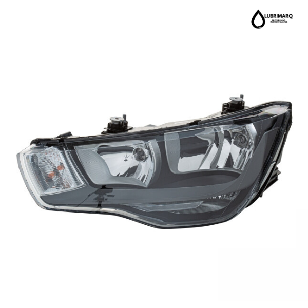 Audi A1 10-*farol  esq elect c/mot i/negro   H7/H1)