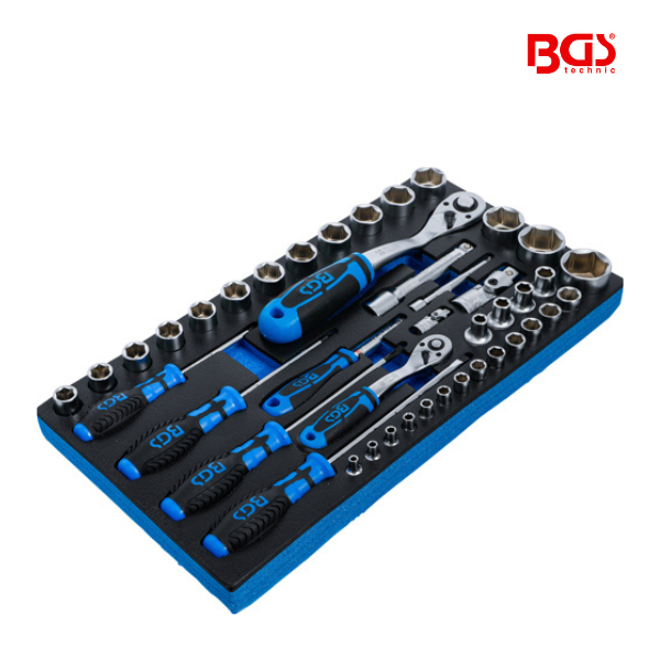 Conjunto de chaves de caixa e chave de fendas | 43 peças