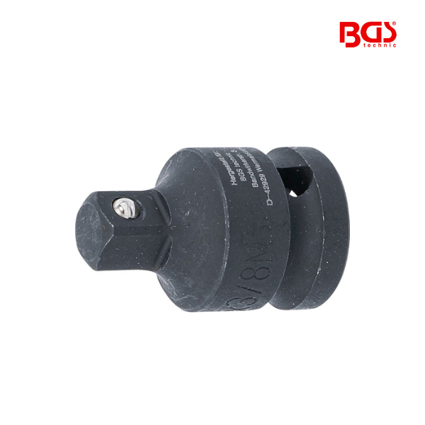 Adaptador de impacto | Quadrado externo   1/2" - Sextavado externo     3/8"