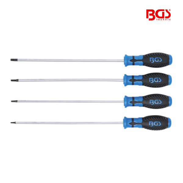 Jogo Torx extra longas  | T15 - T30 | 4 peças