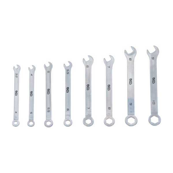 Chaves combinadas | Versão mini | 4 - 10 mm | 8 peças