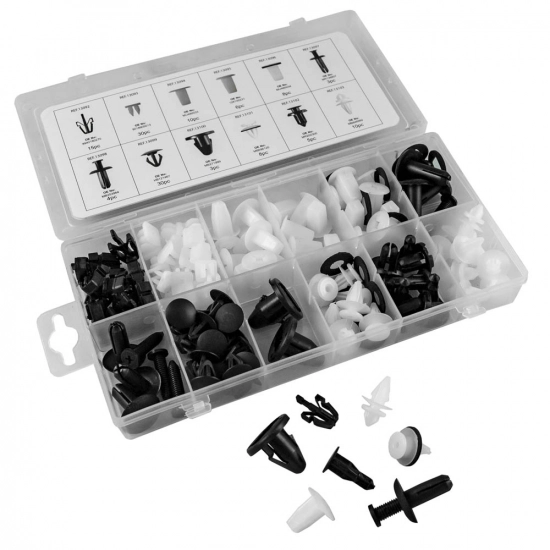 Sortido de clips para Mitsubishi | 132 peças