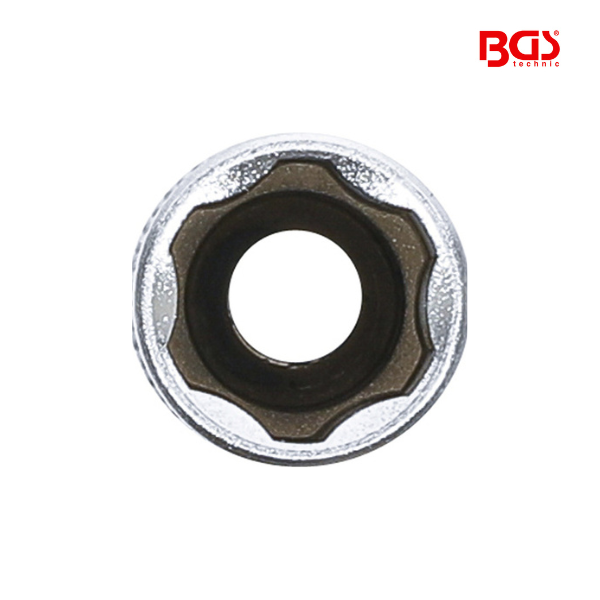 Chave de caixa perfil ondulado  1/4" | longa | 10MM