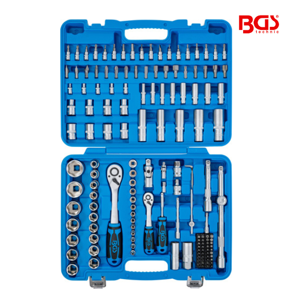 Jogo de chaves de caixa  1/4"-1/2" | 150 peças