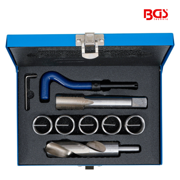 Kit de reparação de roscas | M24 x 2,0 mm | 9 peças