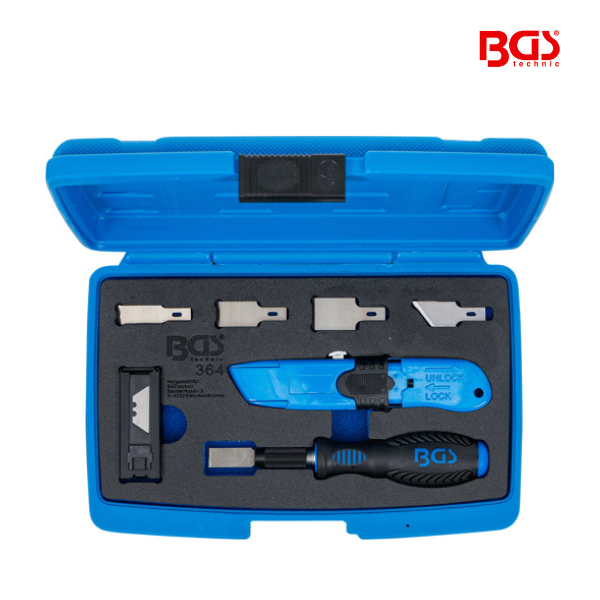 Conjunto de raspadores e facas | 27 peças