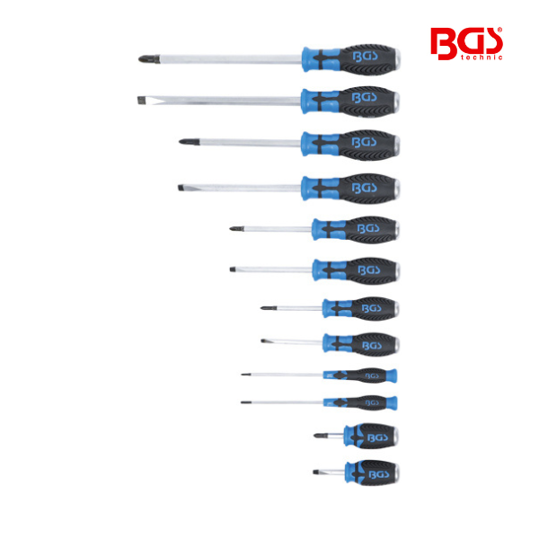 Conjunto de chaves de fendas | 12 peças