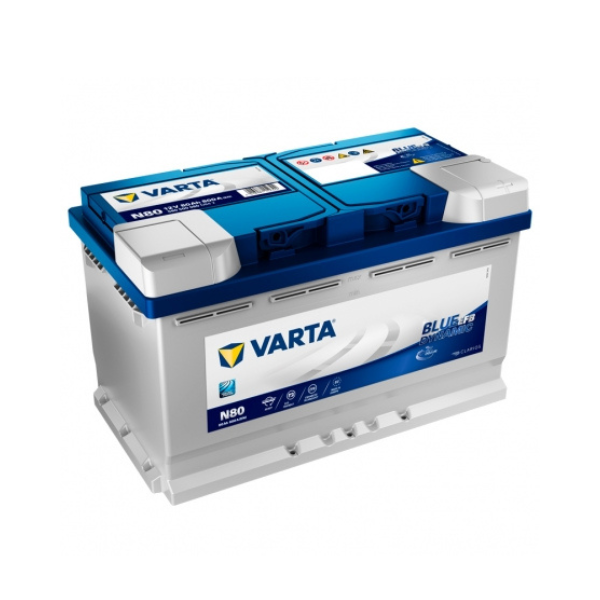 Varta N80 80Ah Sart-Stop + D