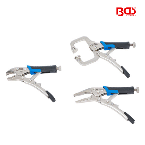 Conjunto de mini alicates de pressão | 3 peças